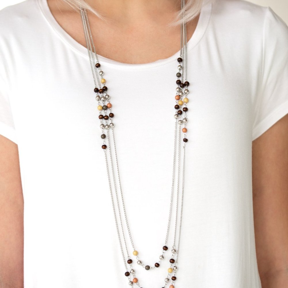 Paparazzi Seasonal Sensation Multi Necklace and Earring Set
